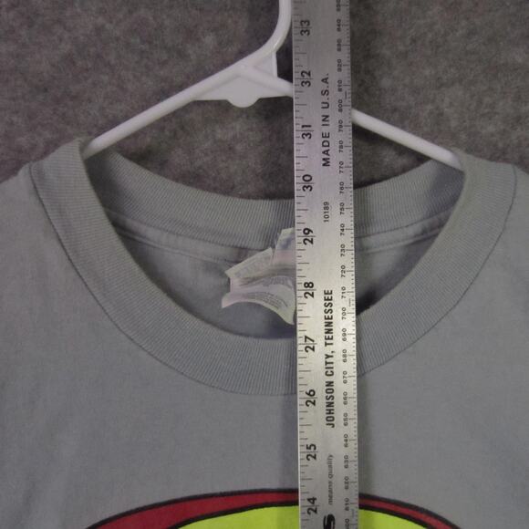 Vintage MADisC Disc Golf Shirt Mens XL Gray 1997 MADC Tour Hanes Beefy-T 90s - Picture 4 of 11